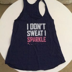 I don’t sweat I sparkle T shirt